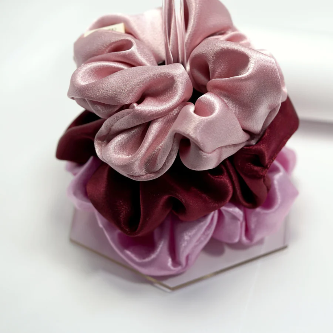 SOFT SATIN SCRUNCHIE - BUILD YOUR SET