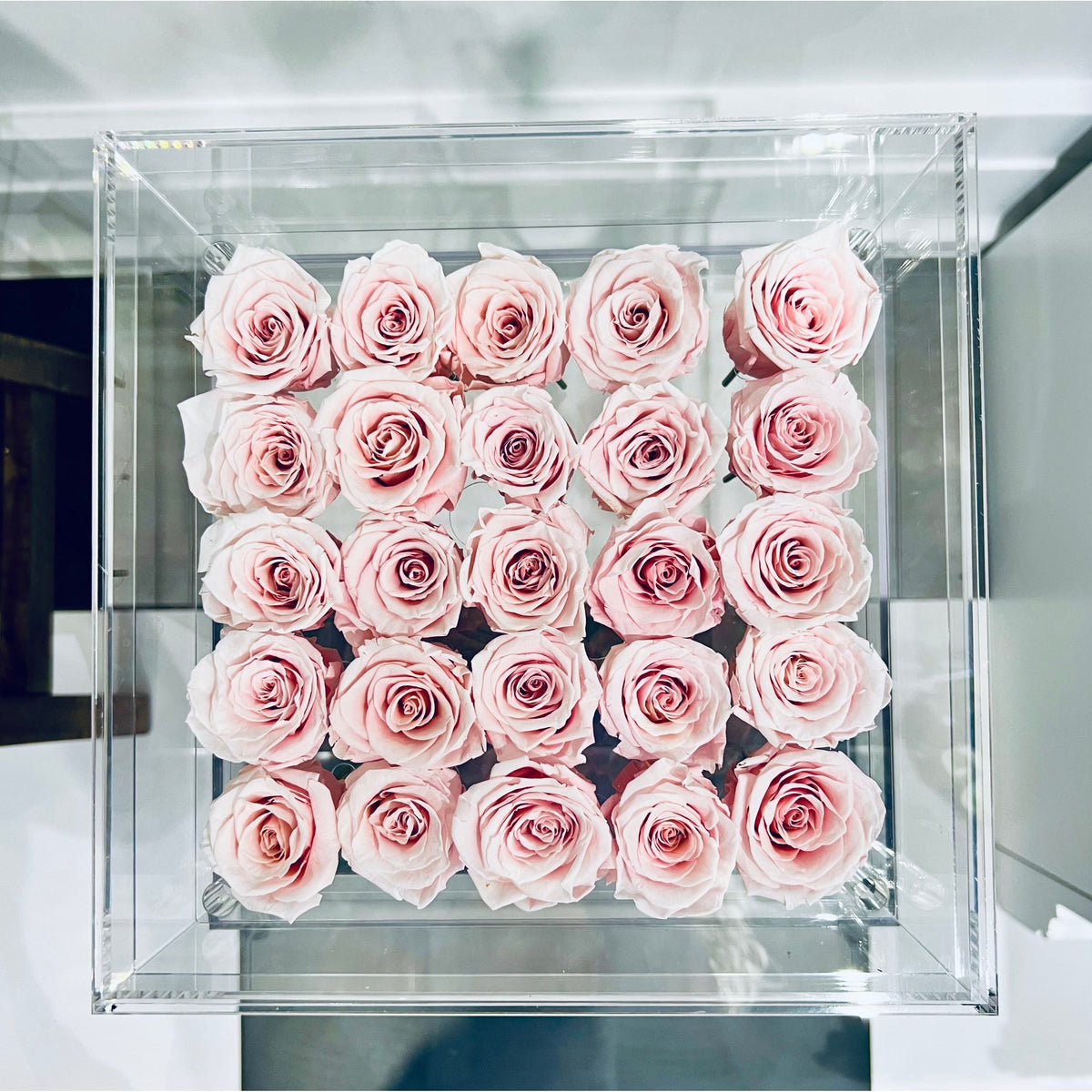 Forever Roses Acrylic Box