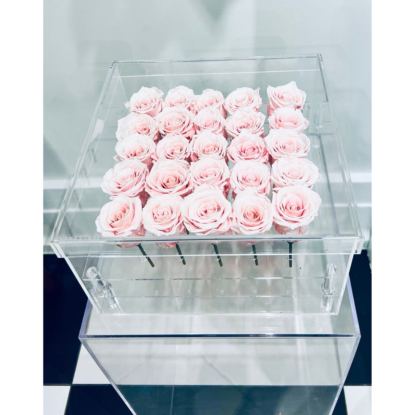 Forever Roses Acrylic Box