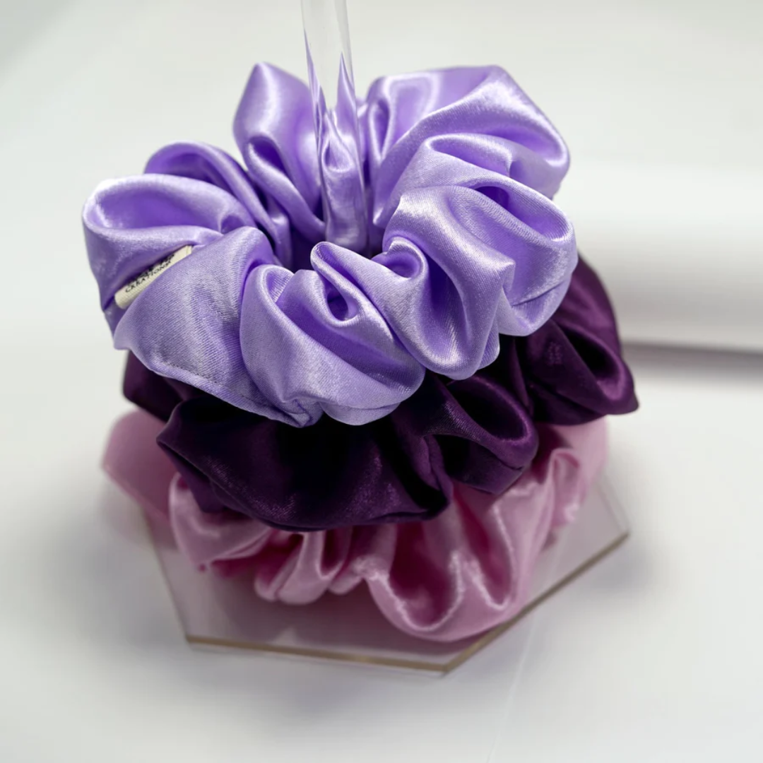 SOFT SATIN SCRUNCHIE - BUILD YOUR SET