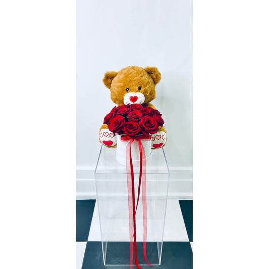 Bear Hugs Rose Box