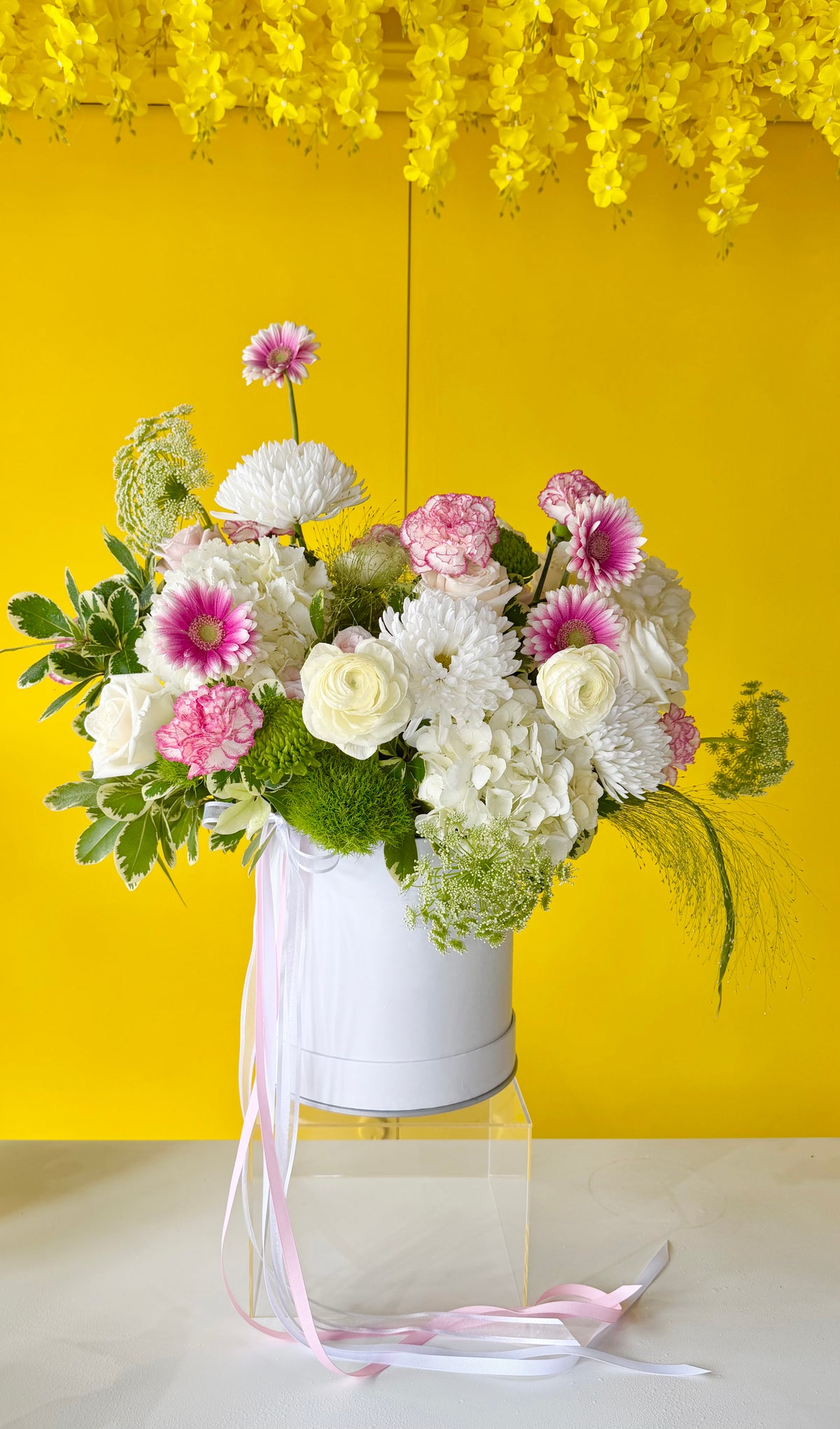 White Garden Box