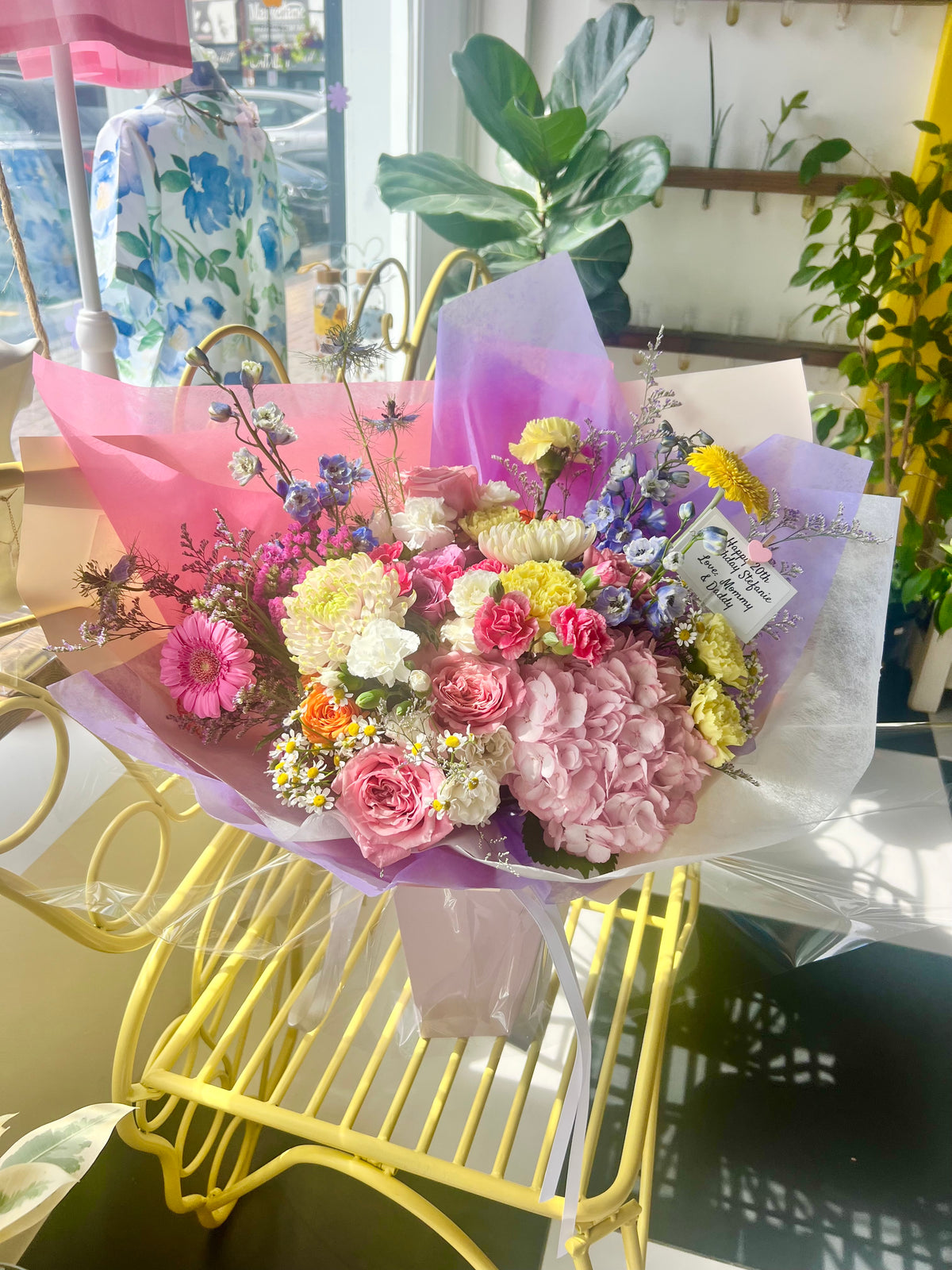 Pastel Garden Hand-Tied Bouquet