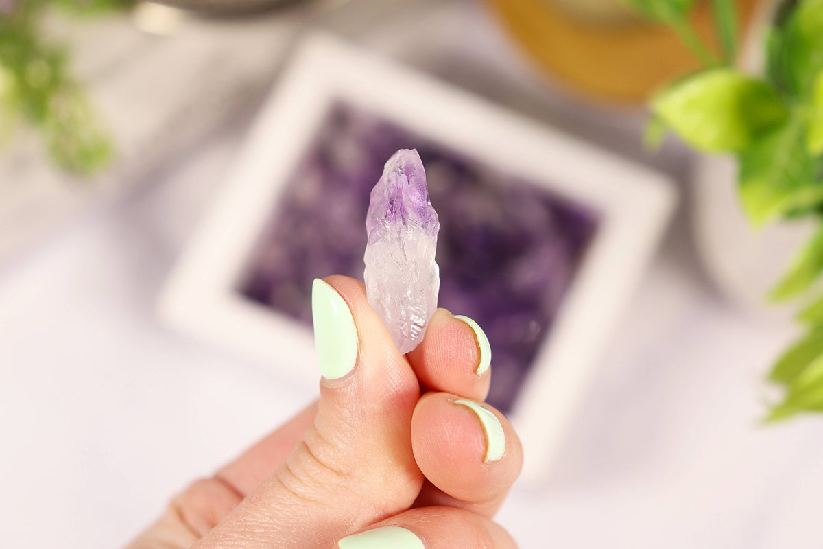 Amethyst Gravel Gem Box - Amethyst Crystal