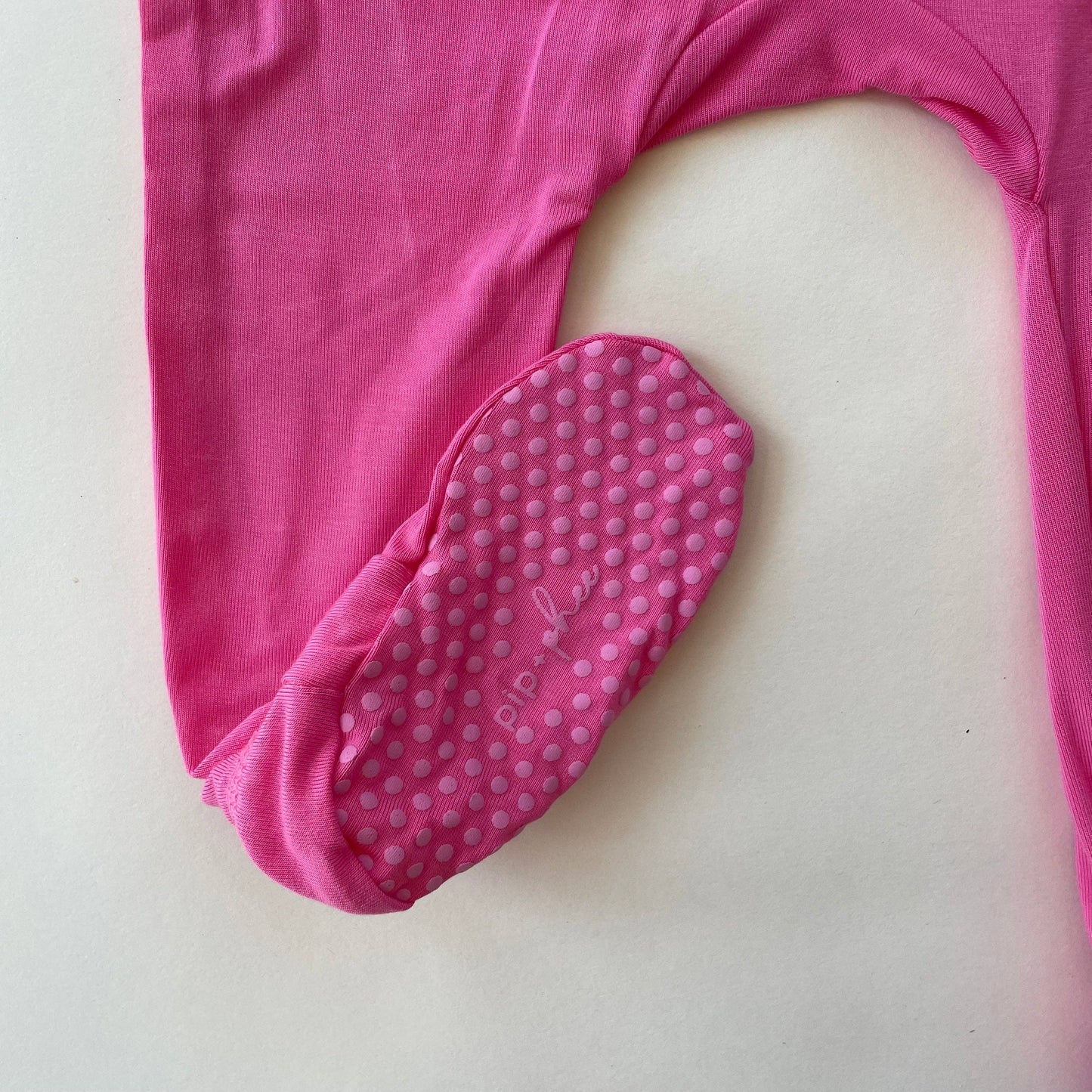 Bamboo Footed Sleeper | Flamingo Pink