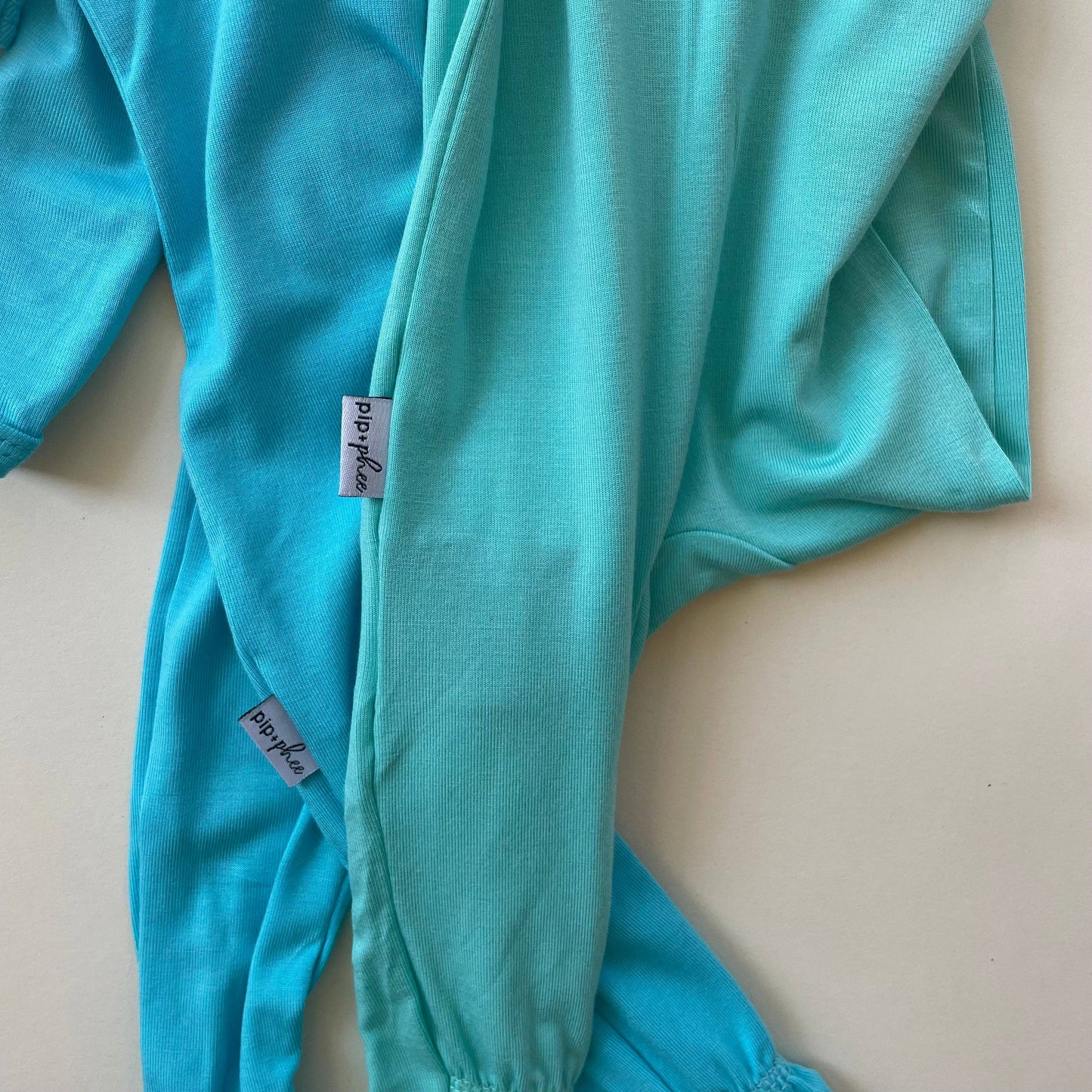 Bamboo Footed Sleeper | Sky Blue