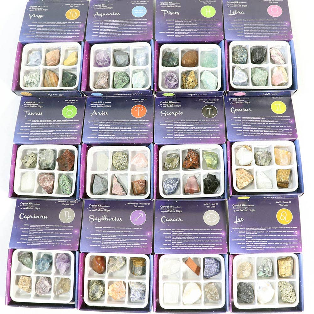 Zodiac Crystal Kit, Horoscope Set