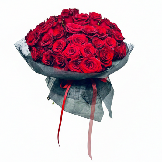 Passion Heart Rose Bouquet