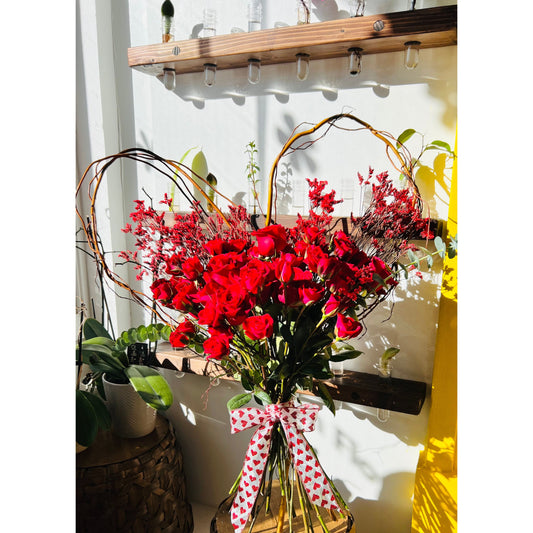 “I Love You” Heart Bouquet