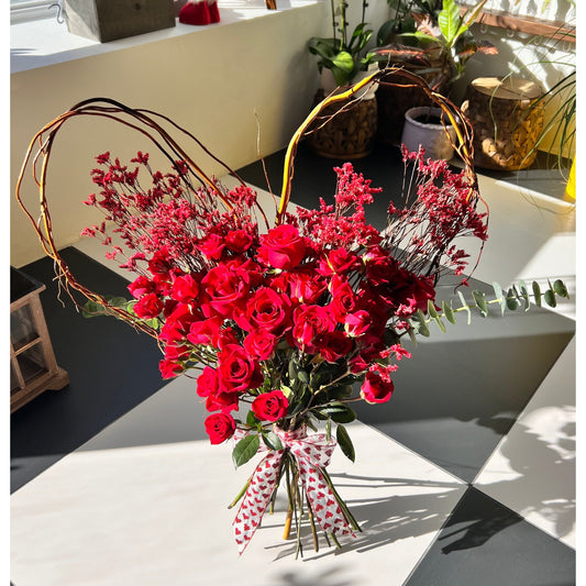 “I Love You” Heart Bouquet