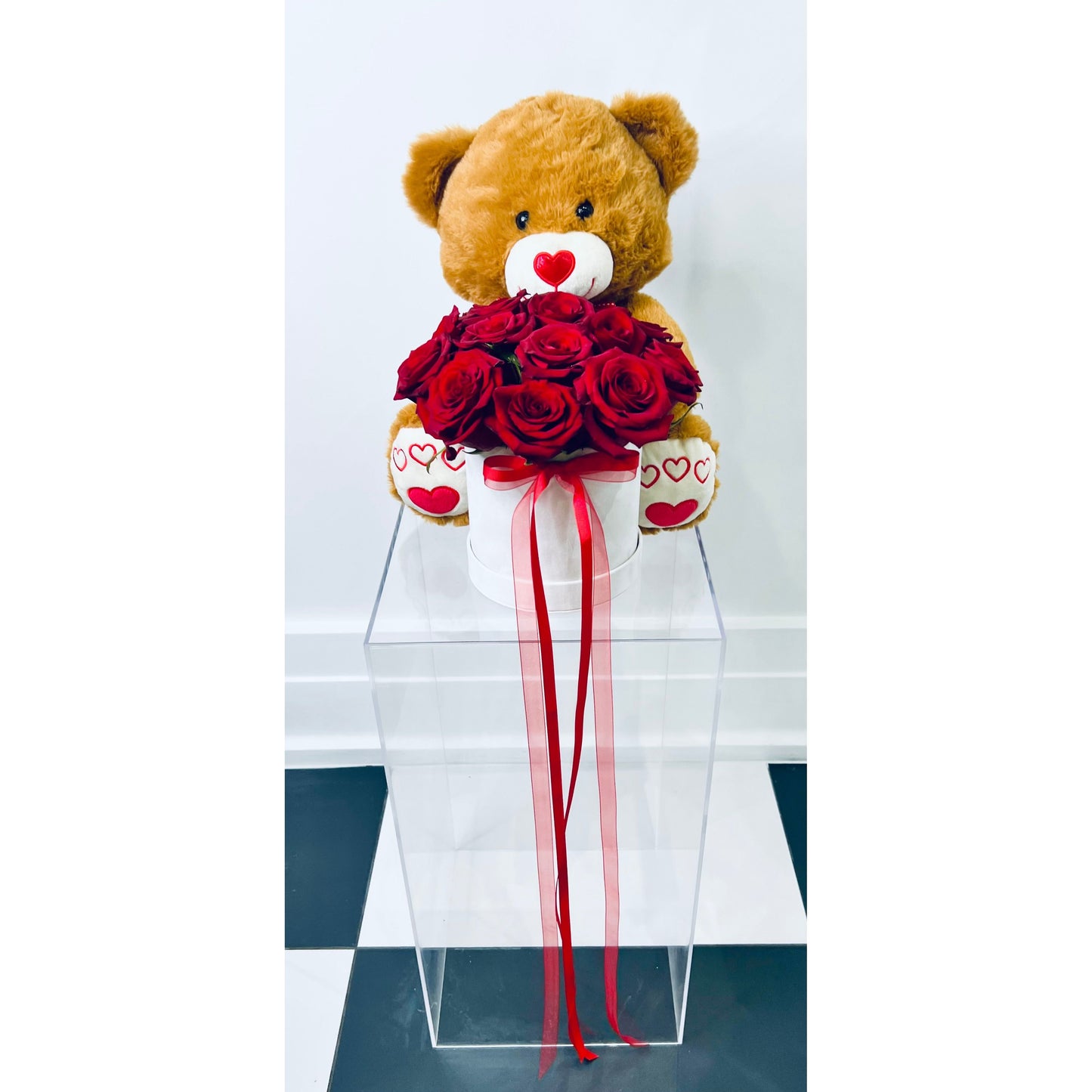 Bear Hugs Rose Box