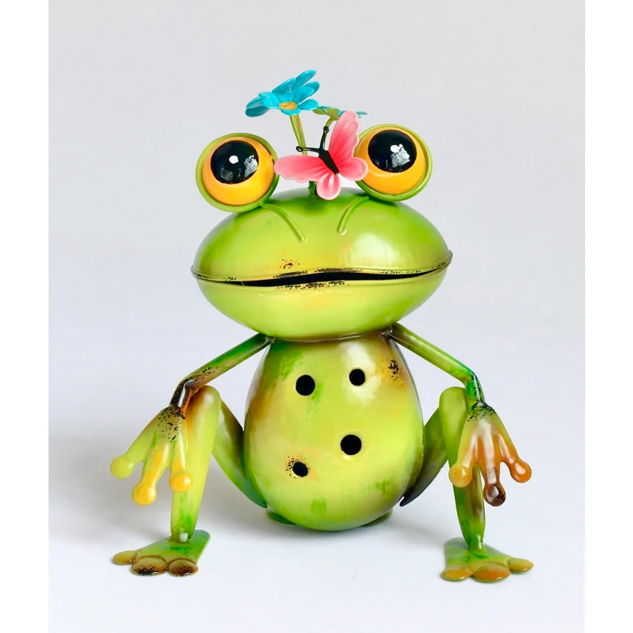 METAL FROG 7.9"H