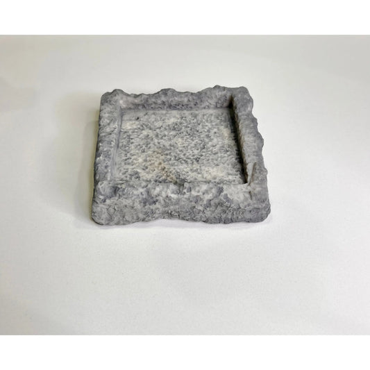 5" STONE LOOK CANDLE HOLDER