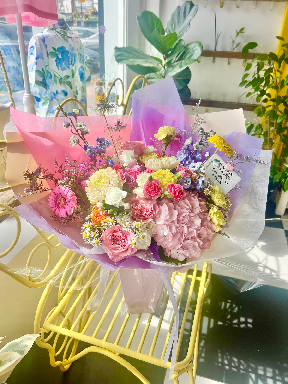 Pastel Garden Hand-Tied Bouquet