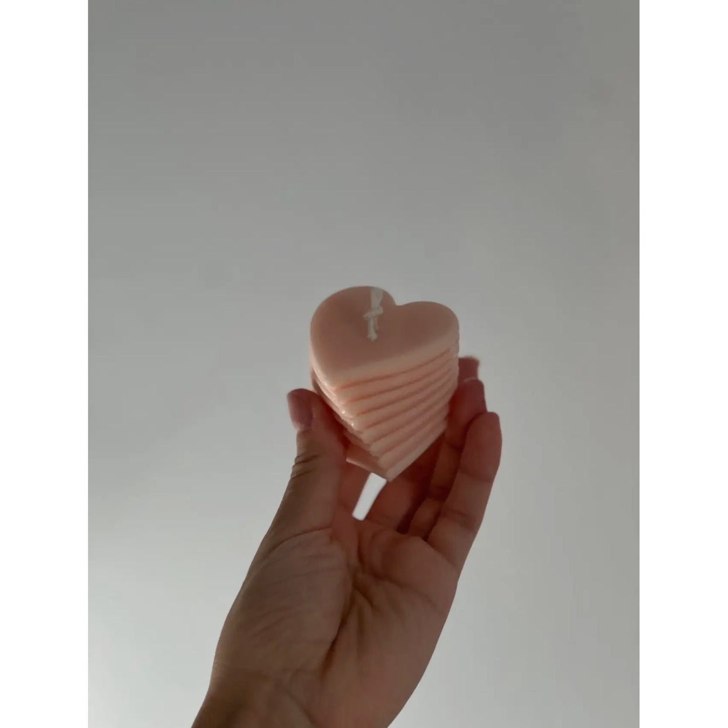 Stacked Heart Candle