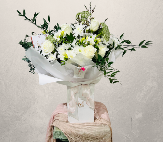 Frosty Greenscape Bouquet