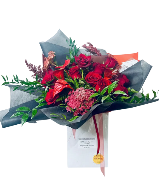 “Passion in Bloom” Luxury Bouquet