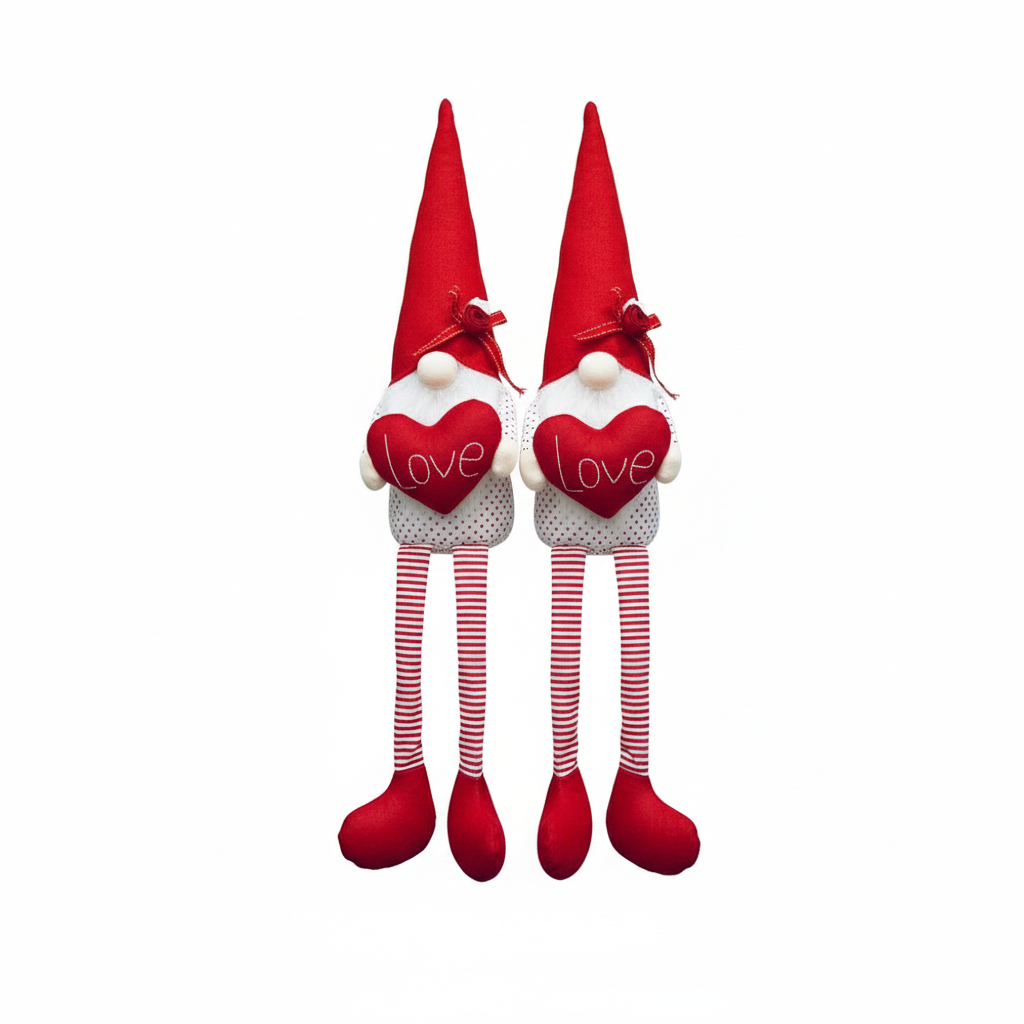 Gnome Décor w/Sentiment Heart