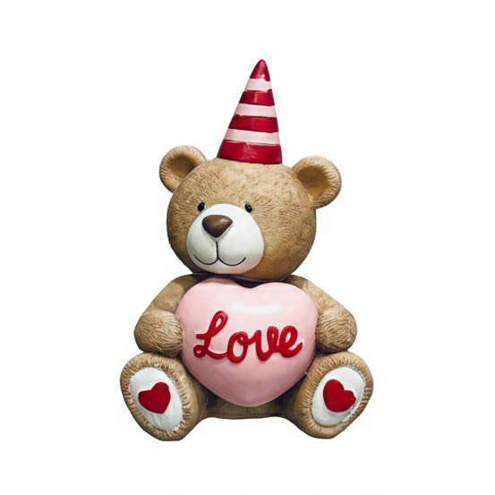 Valentine Bear Figurine