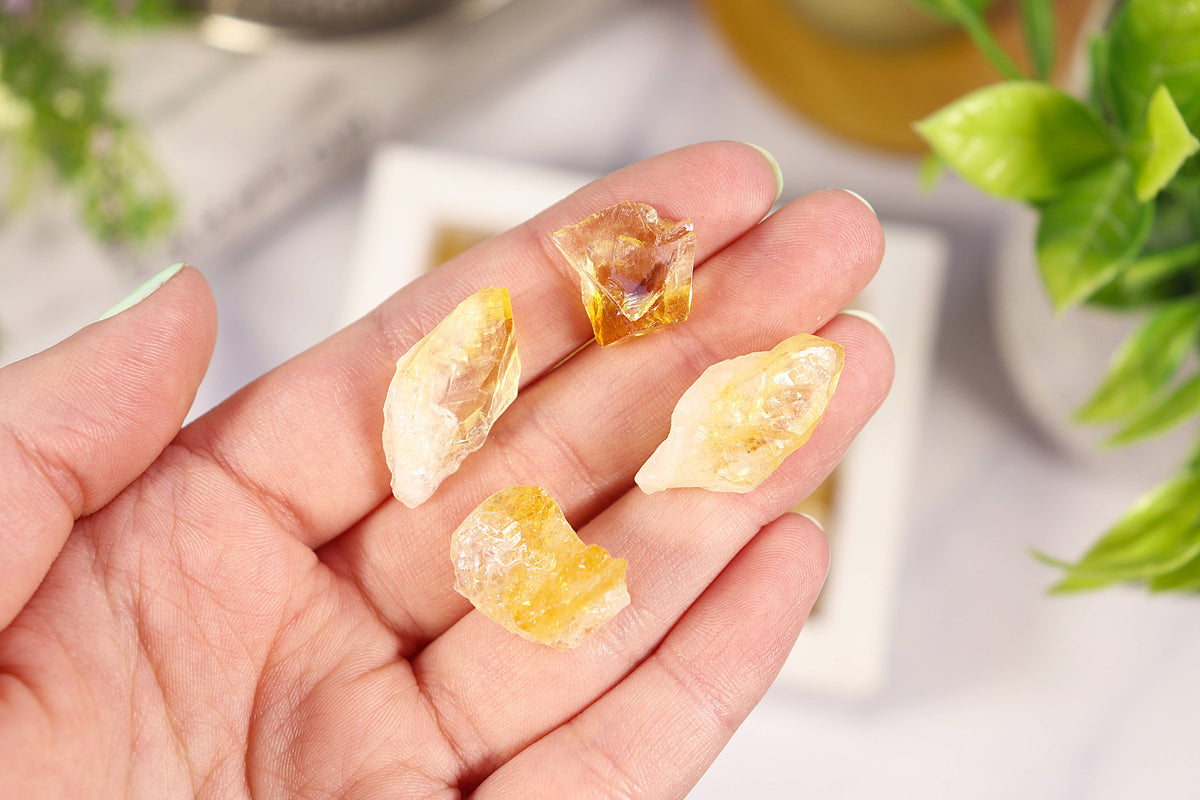 Citrine Gravel Gem Box - Citrine Crystal