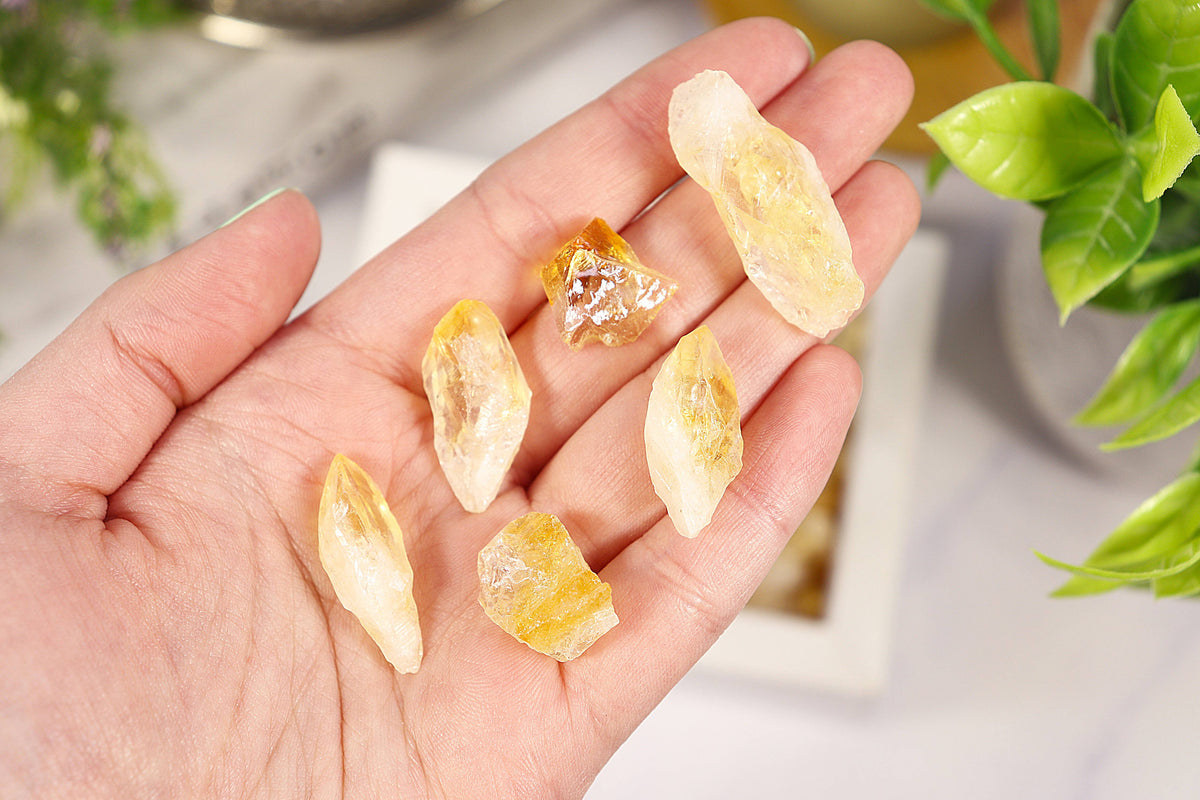 Citrine Gravel Gem Box - Citrine Crystal