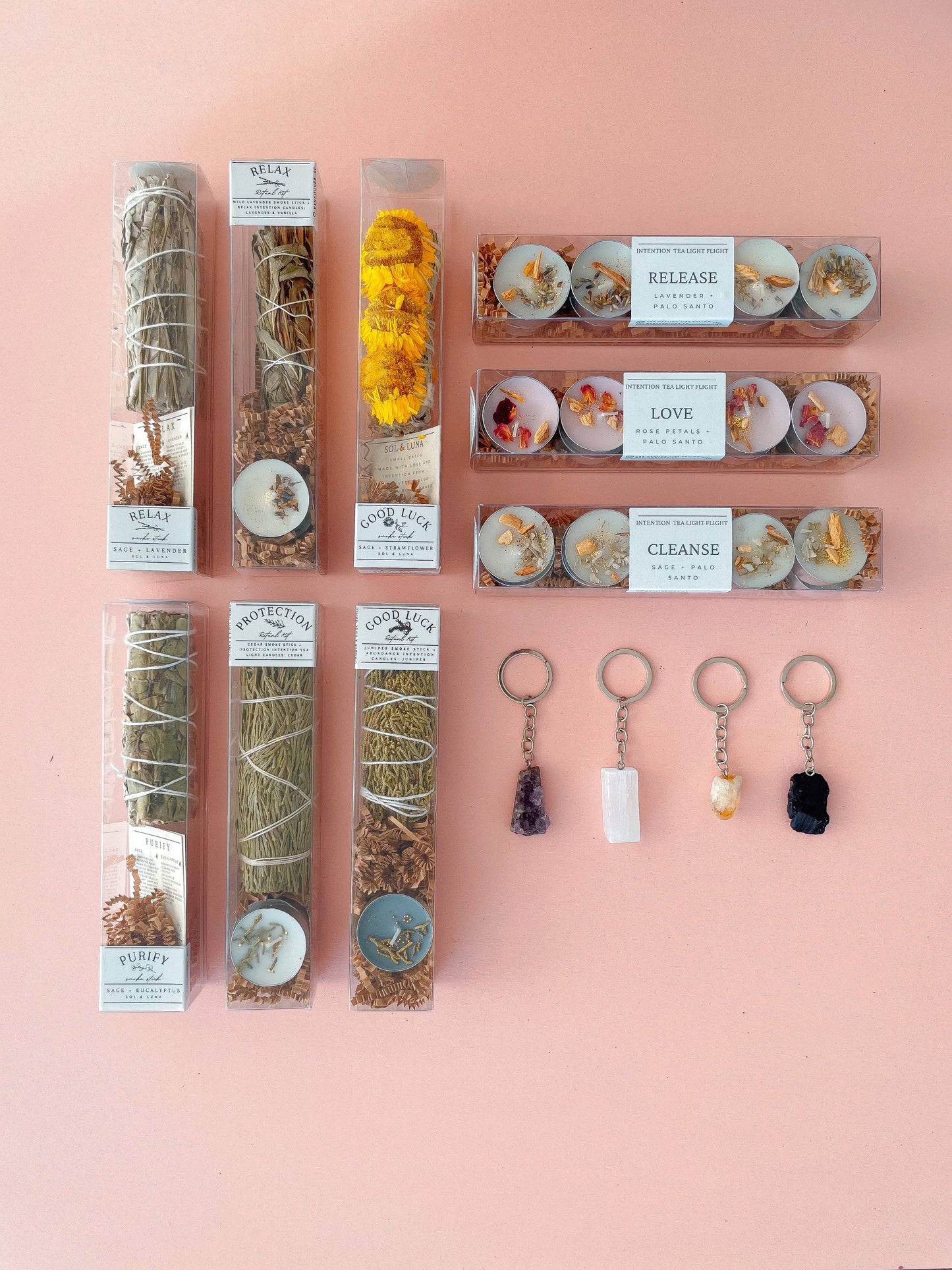 Cleanse: intention tea light flight