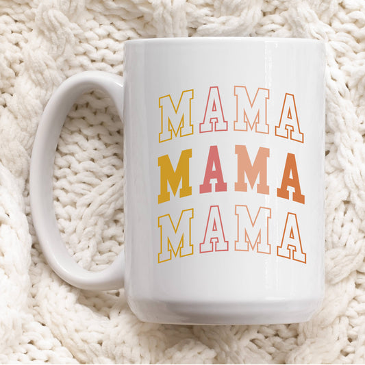 15oz Mother's Day Mugs Mama Varsity Mug