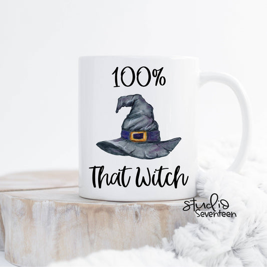 100% That Witch Halloween Mug