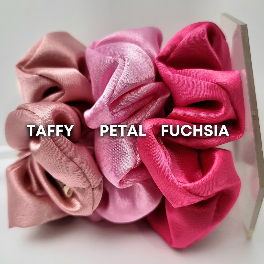 SOFT SATIN SCRUNCHIE - BUILD YOUR SET