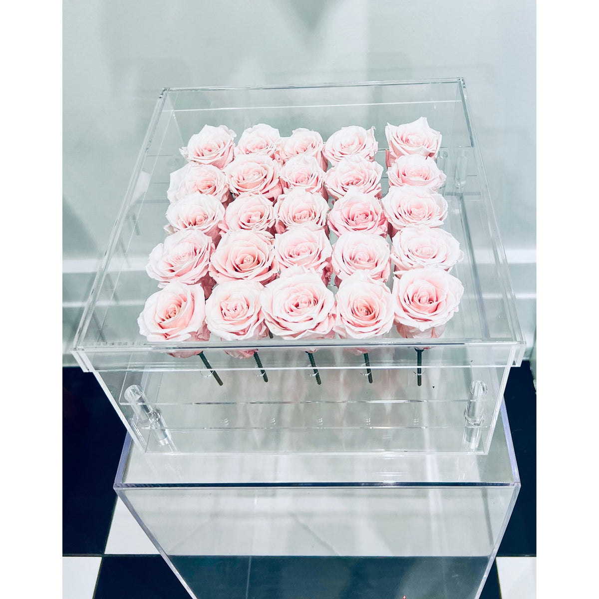 Forever Roses Acrylic Box