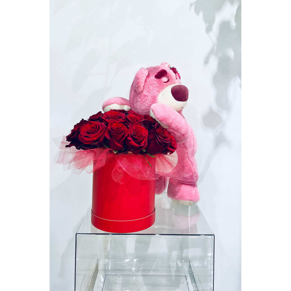 Strawberry Snuggle Rose Box