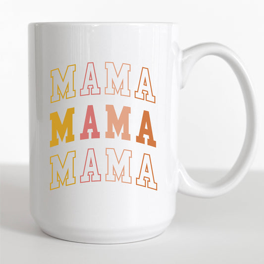 15oz Mother's Day Mugs Mama Varsity Mug