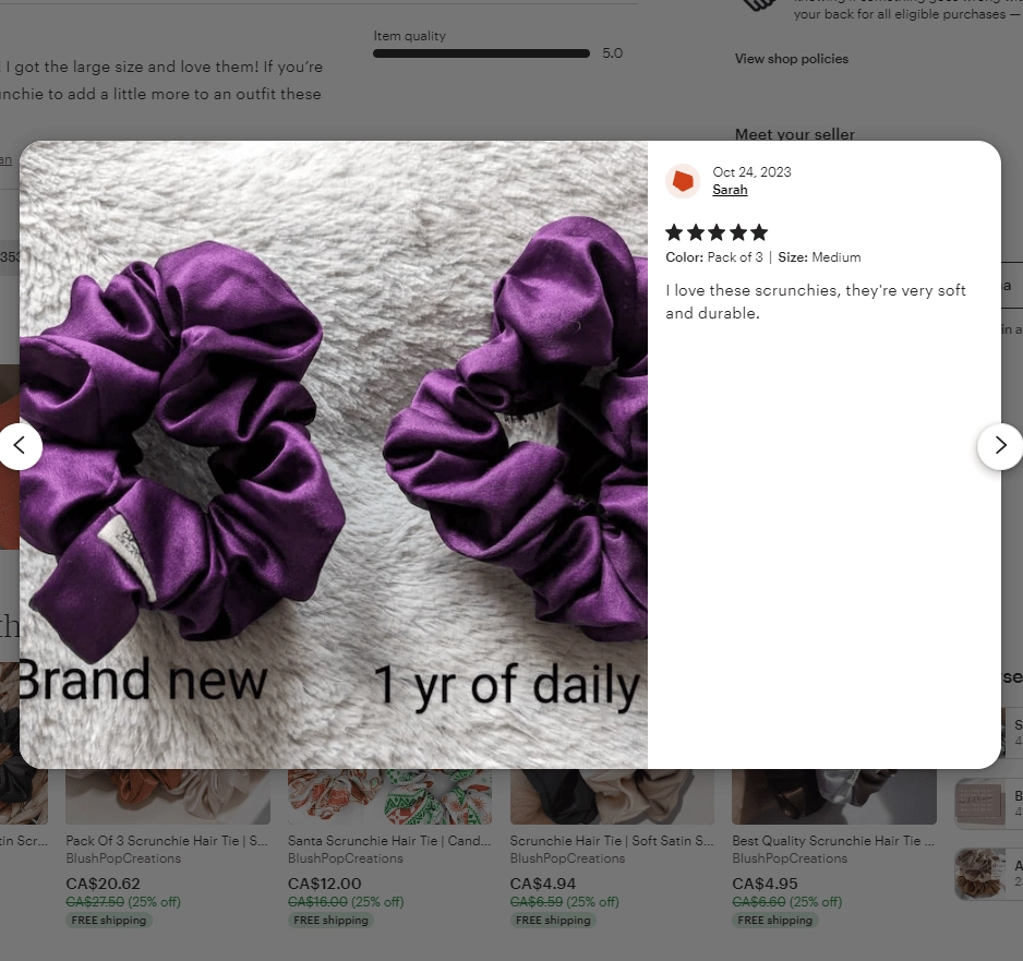 SOFT SATIN SCRUNCHIE - BUILD YOUR SET