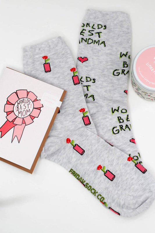 Women's Socks | World's Best Grandma | Plantable Seed Paper