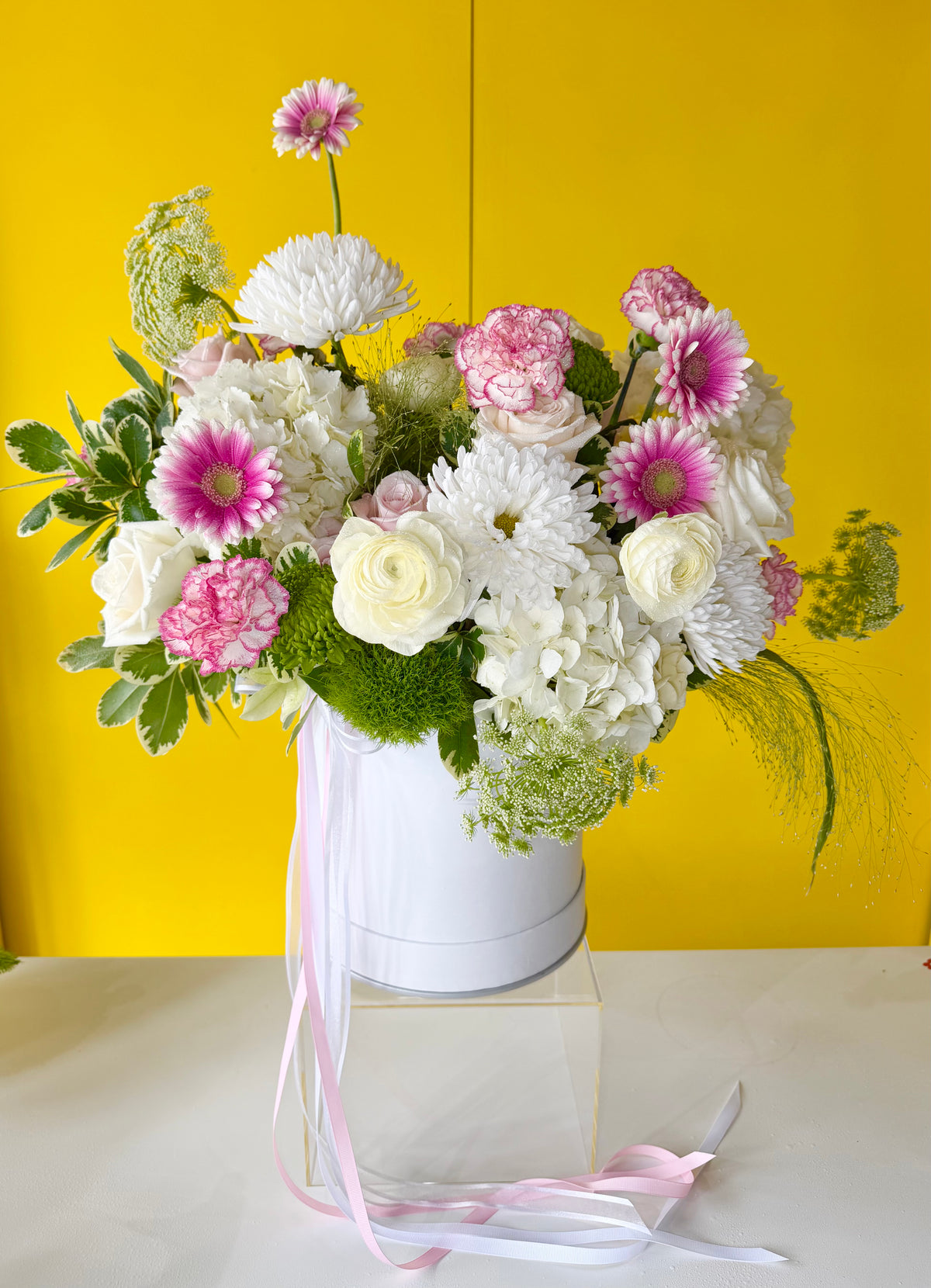 White Garden Box