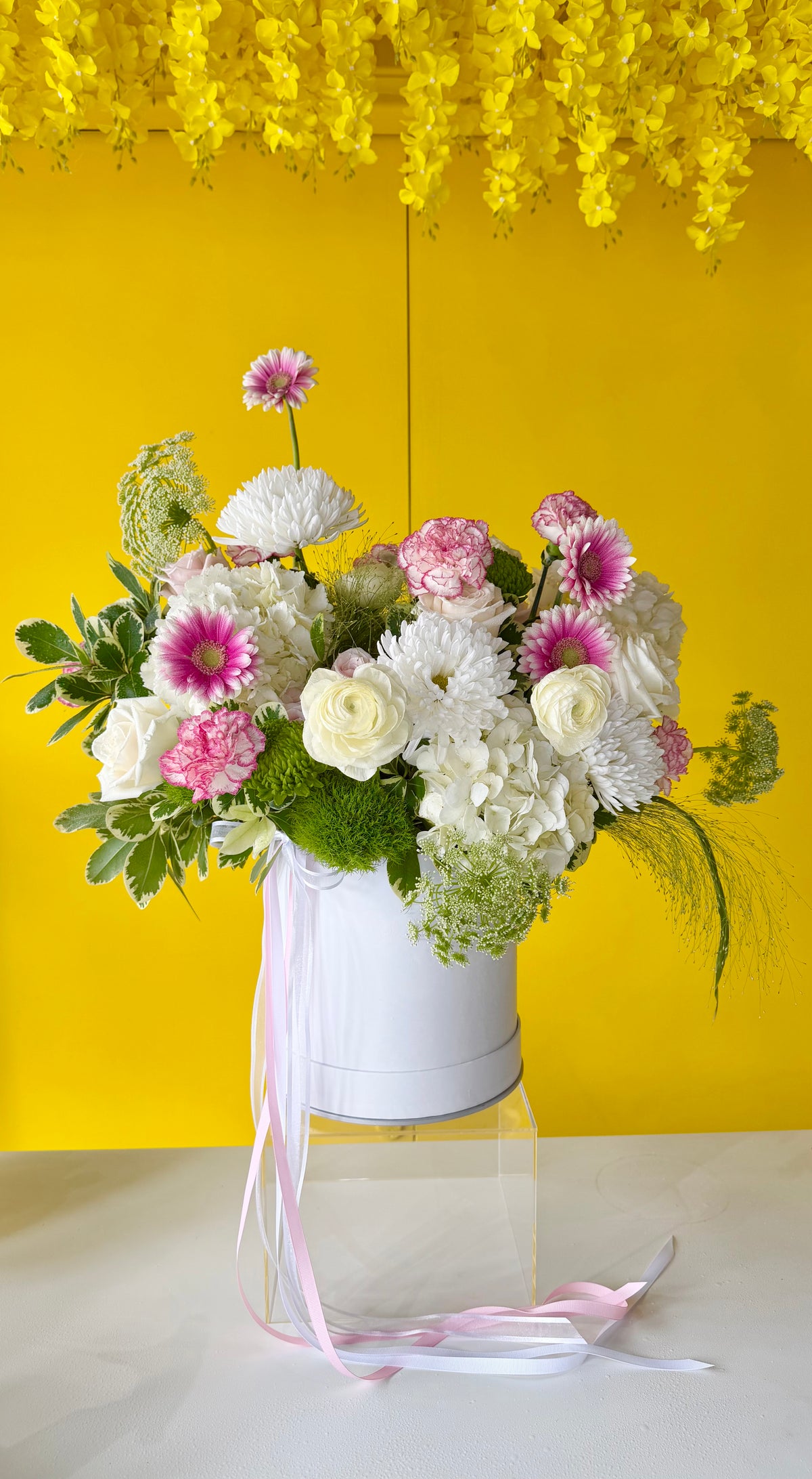 White Garden Box