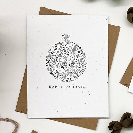 Plantable Greeting Card - Holiday - Ornament