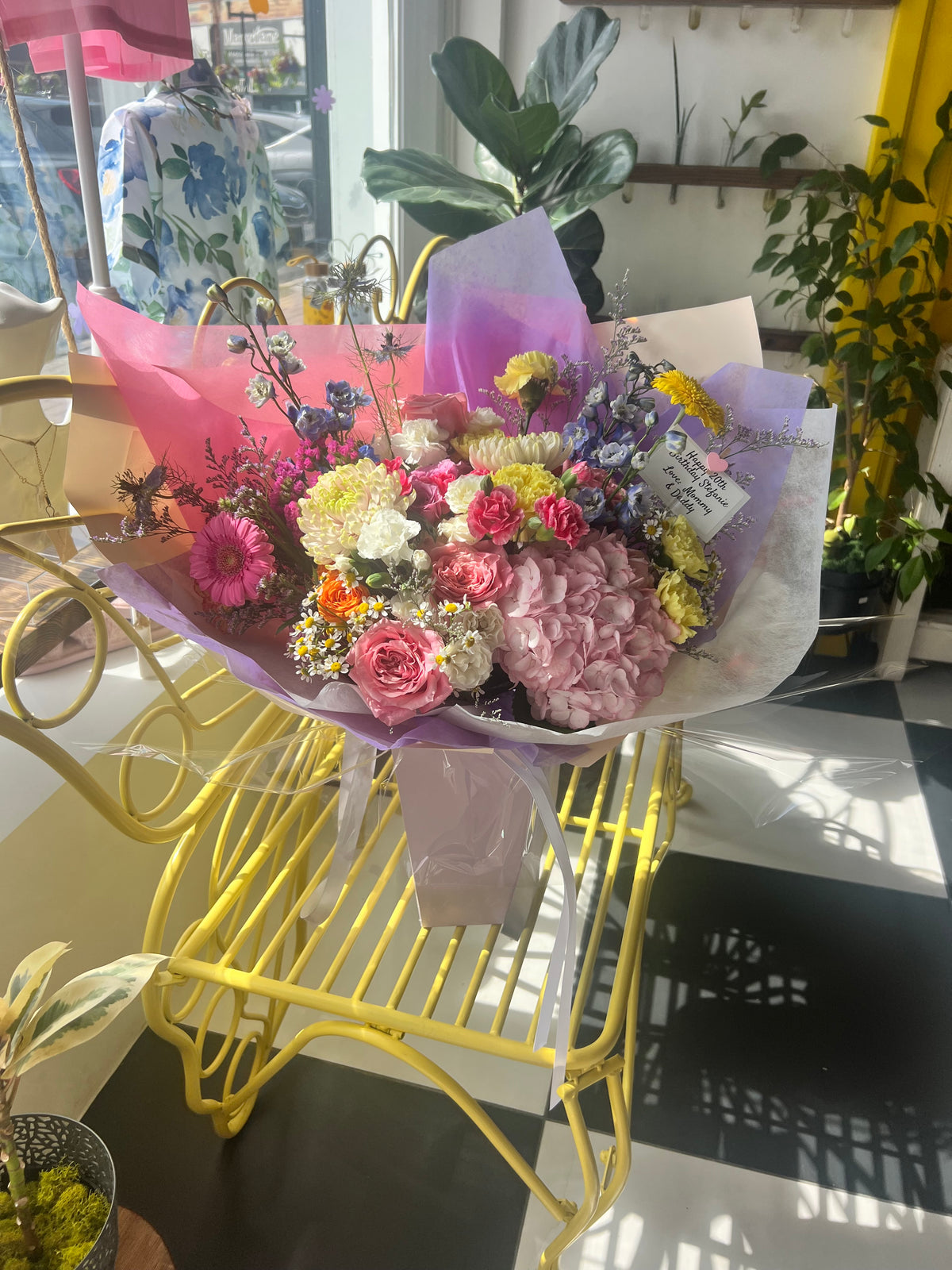 Pastel Garden Hand-Tied Bouquet