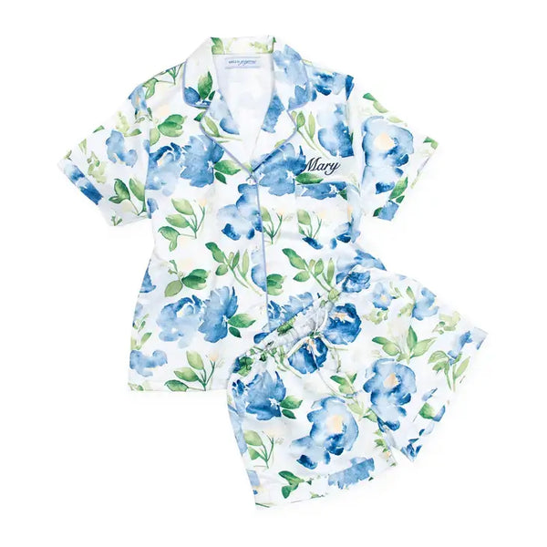 Women's Satin Pajama Sleepwear Set - Floral