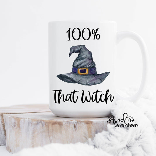 100% That Witch Halloween Mug