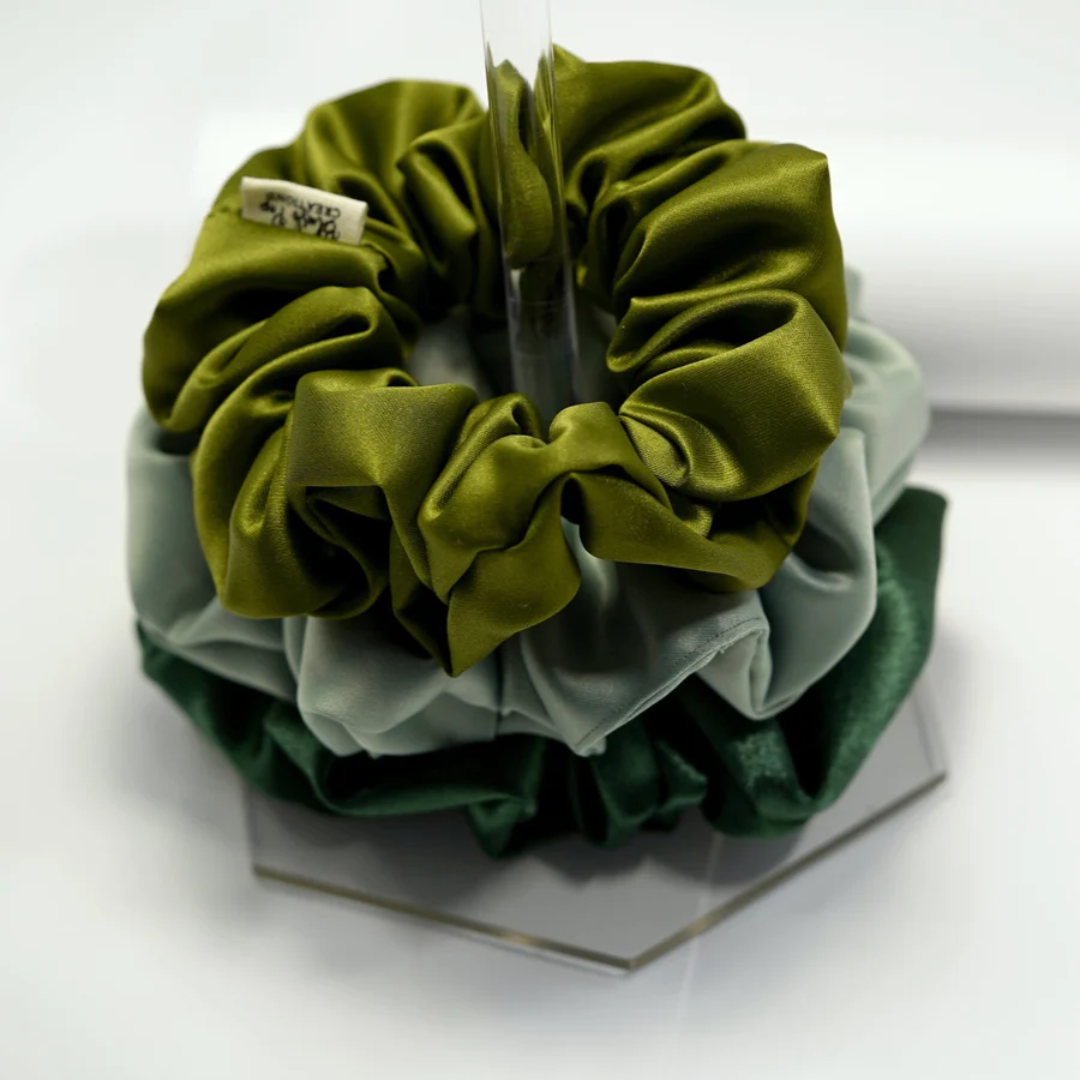 SOFT SATIN SCRUNCHIE - BUILD YOUR SET