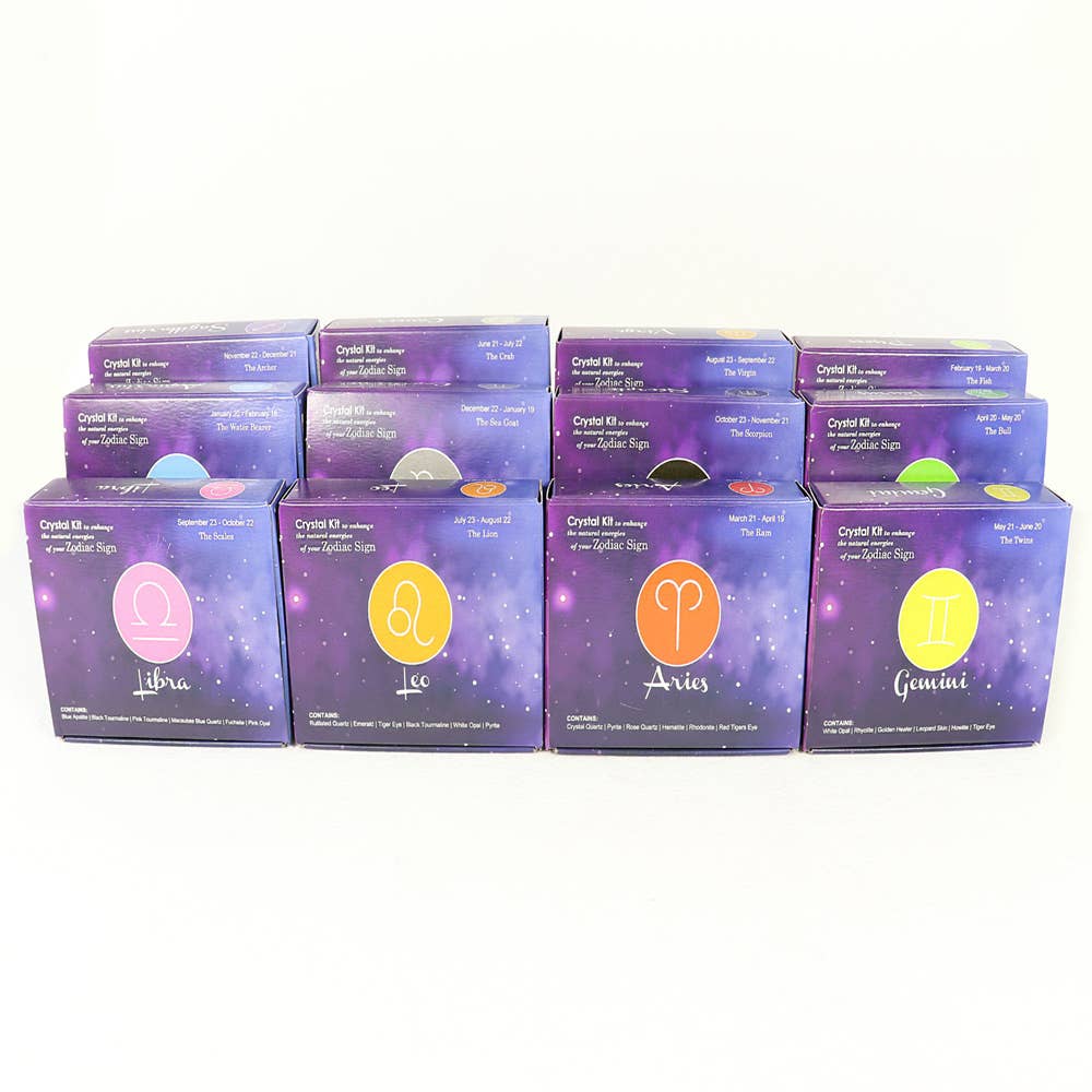 Zodiac Crystal Kit, Horoscope Set