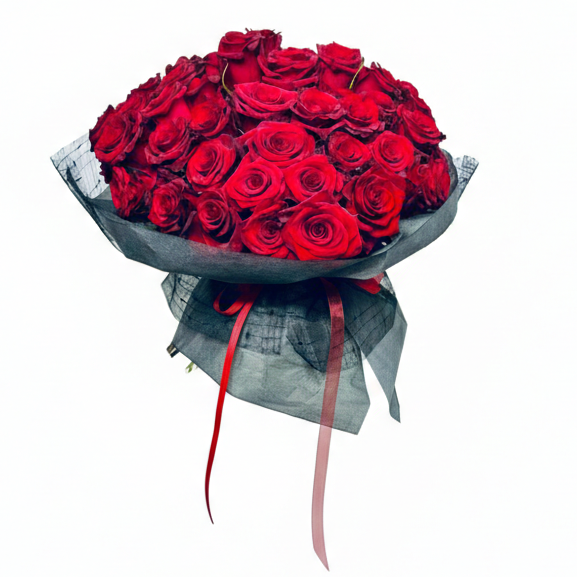 Passion Heart Rose Bouquet