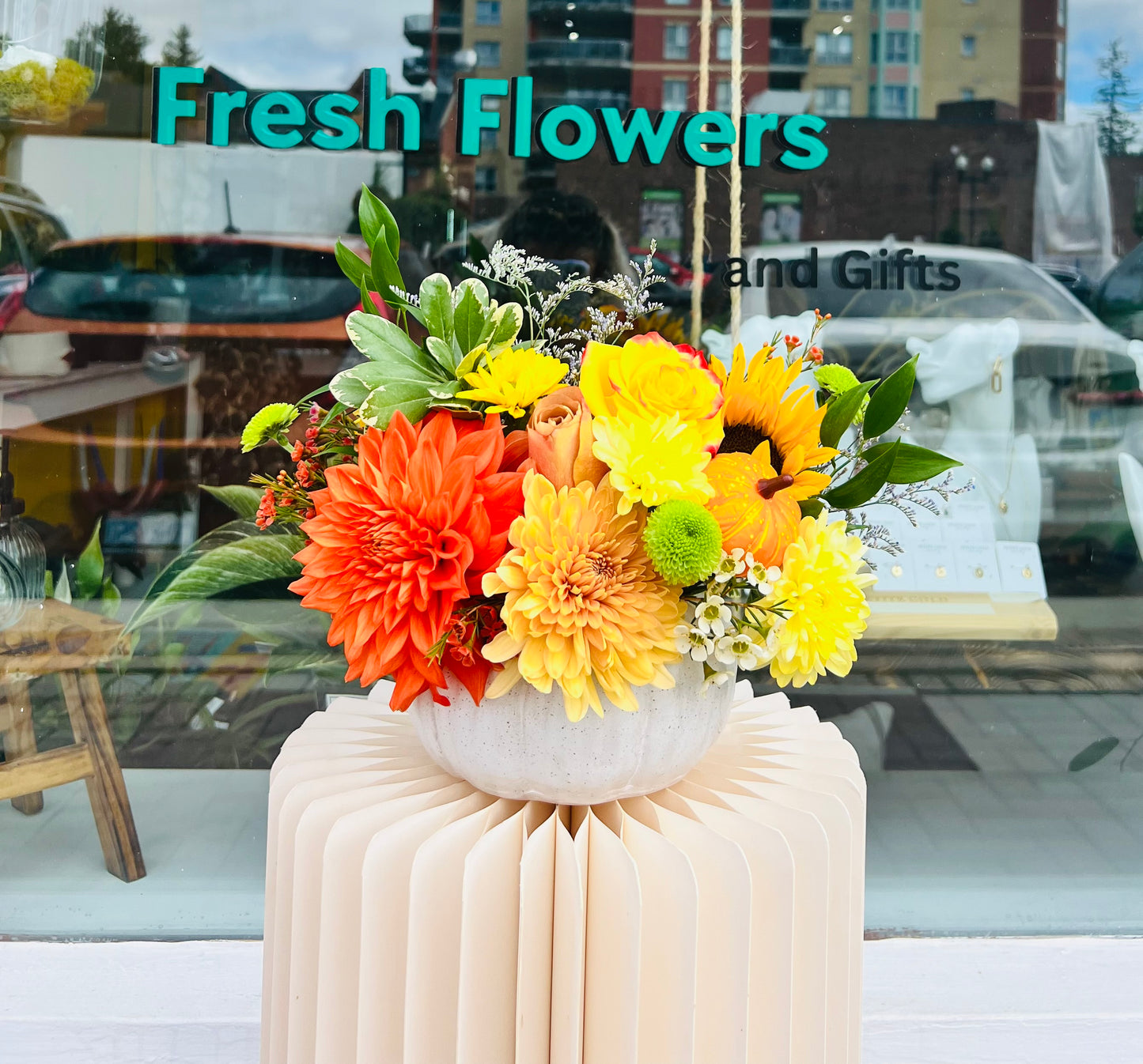 Autumn Pumpkin Centrepiece