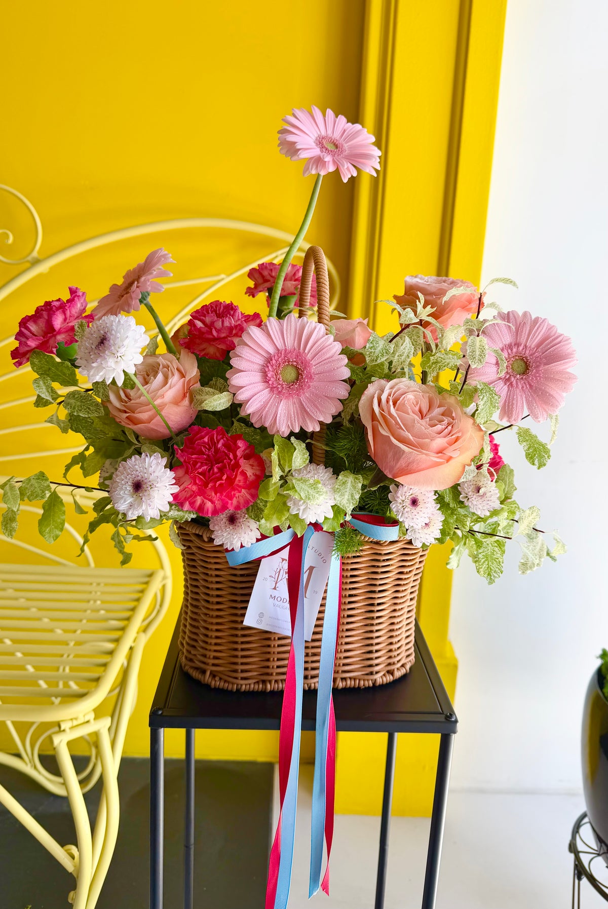 Cottage Bloom Basket