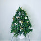 Winter Gold Pearl Mini Christmas Tree