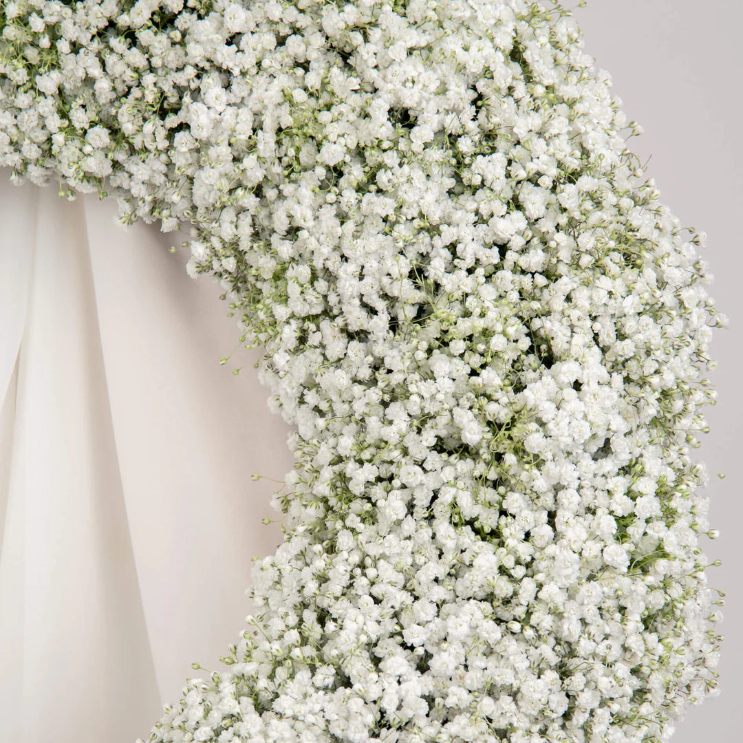 Baby’s Breath Sympathy Wreath
