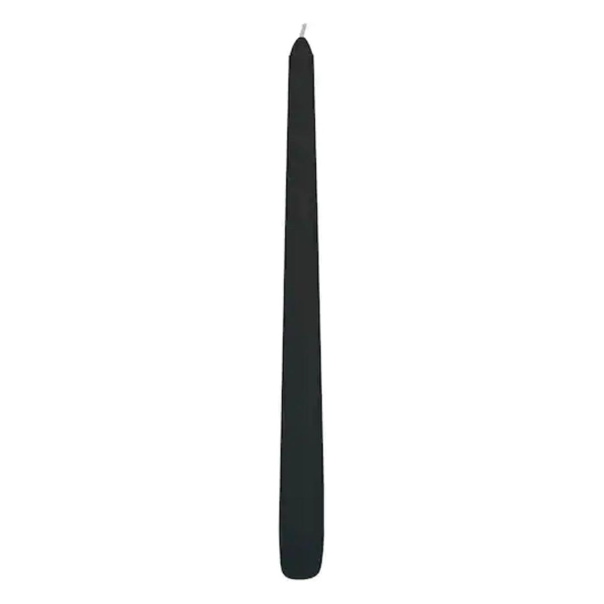 Black Taper Candle 10”