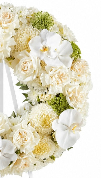 Pure Serenity Sympathy Wreath