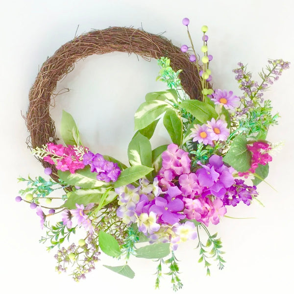 SPRING/SUMMER HALF FLORAL 22"W